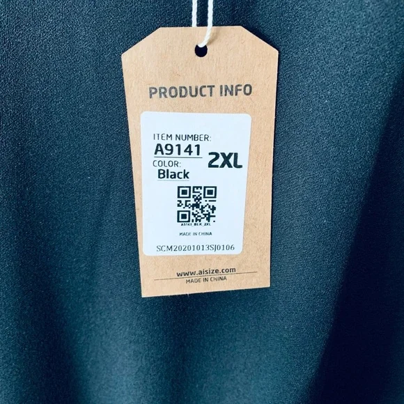 Short sleeve short black comfortable dress. - Picture 4 of 9